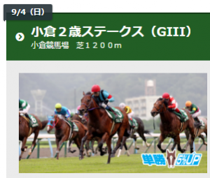 第36回 小倉2歳ステークス（GIII）